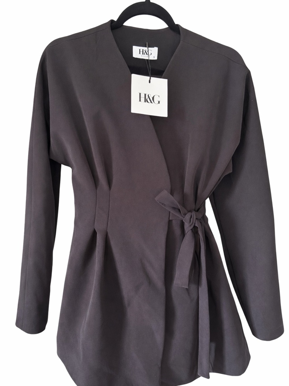 Zara Black Tie-Waist Blazer and Trousers Set - Picture 2 of 3